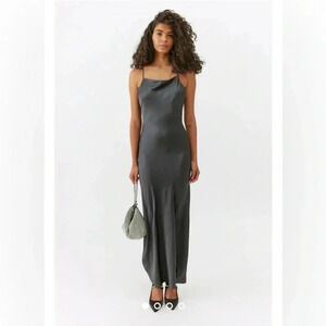 Revolve Lioness Brand Nineties Moss Maxi  Slip-On Dress